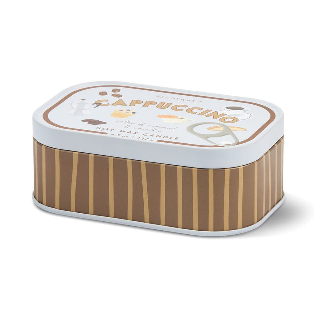 Cappuccino 127g |Κερί σόγιας σε μεταλλικό δοχείο - Colibri Enso