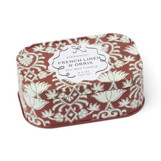 French Linen & Orris Φυτικό Κερί 127gr Σε Μεταλλικό Δοχείο-Κονσέρβα, Cherie - Colibri Enso