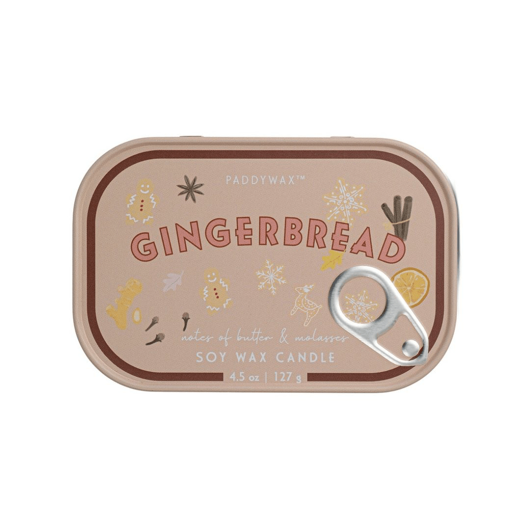 Gingerbread 127g |Κερί σόγιας Σε Μεταλλικό Δοχείο - Colibri Enso