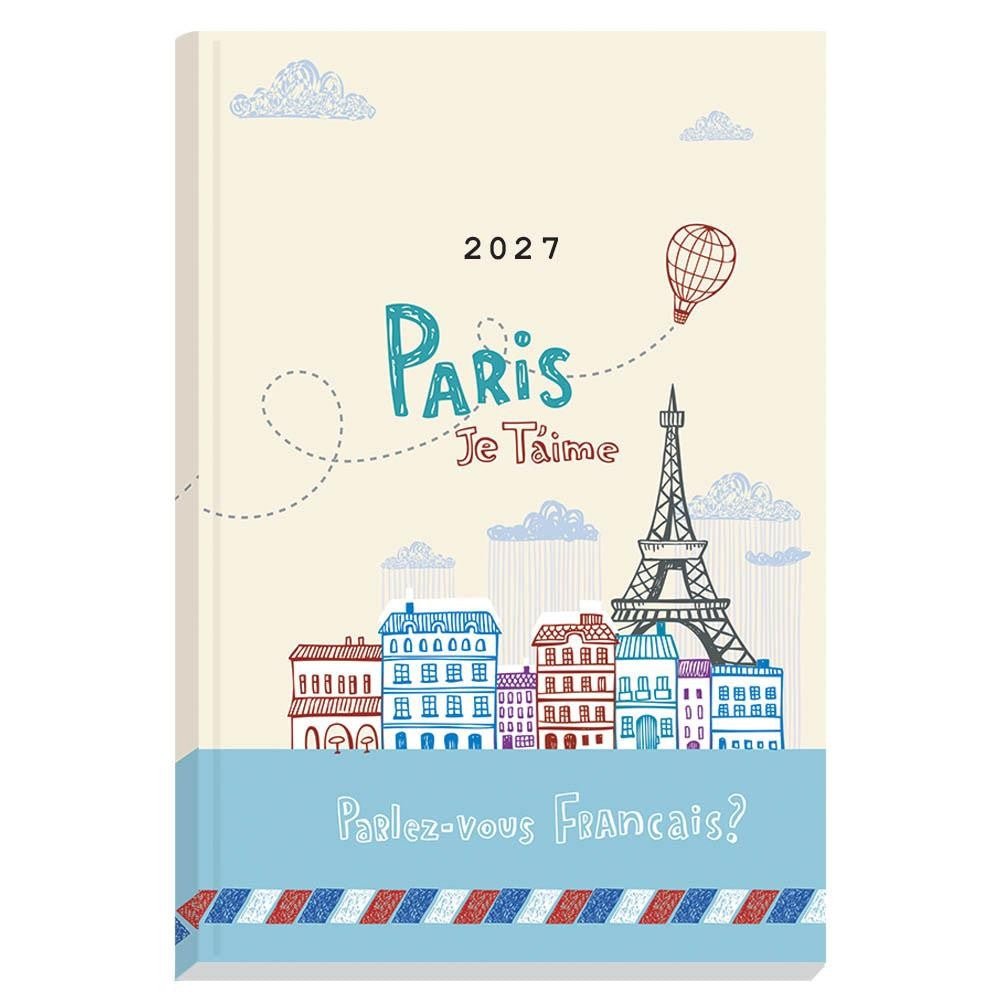 ημερολόγιο 2027 Gallery Paris ημερήσιο δετό 12x17εκ. - Colibri Enso