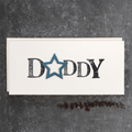 Κάρτα ξύλινο αστέρι -Daddy 10x21 εκ. - Colibri Enso