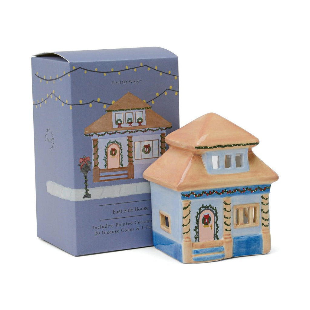 Κεραμικό Σπιτάκι No.06 East Side House Style με Αρωματικούς incense κώνους & Ρεσώ - Colibri Enso