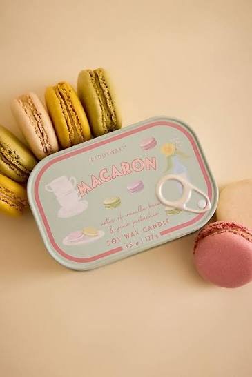 Macaron |Κερί σόγιας 127gr σε μεταλλικό δοχείο - Colibri Enso