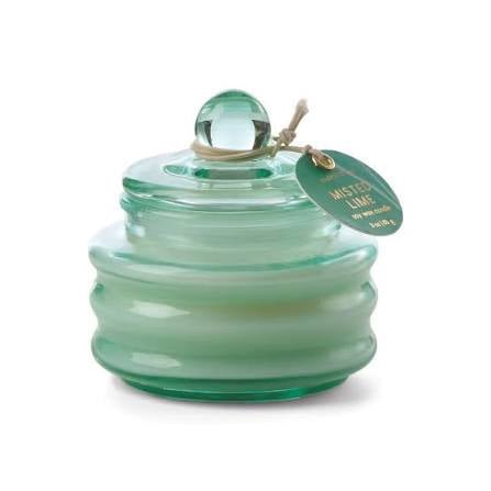 Misted lime 85gr | Κερί σόγιας σε γυάλινο βαζάκι - Colibri Enso