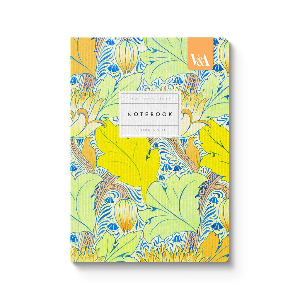 Neon Floral Arts & Crafts A5 Paperback Notebook Neon Floral Arts & Crafts A5 Paperback Notebook Neon Floral Arts & Crafts A5 Paperback Notebook - Colibri Enso