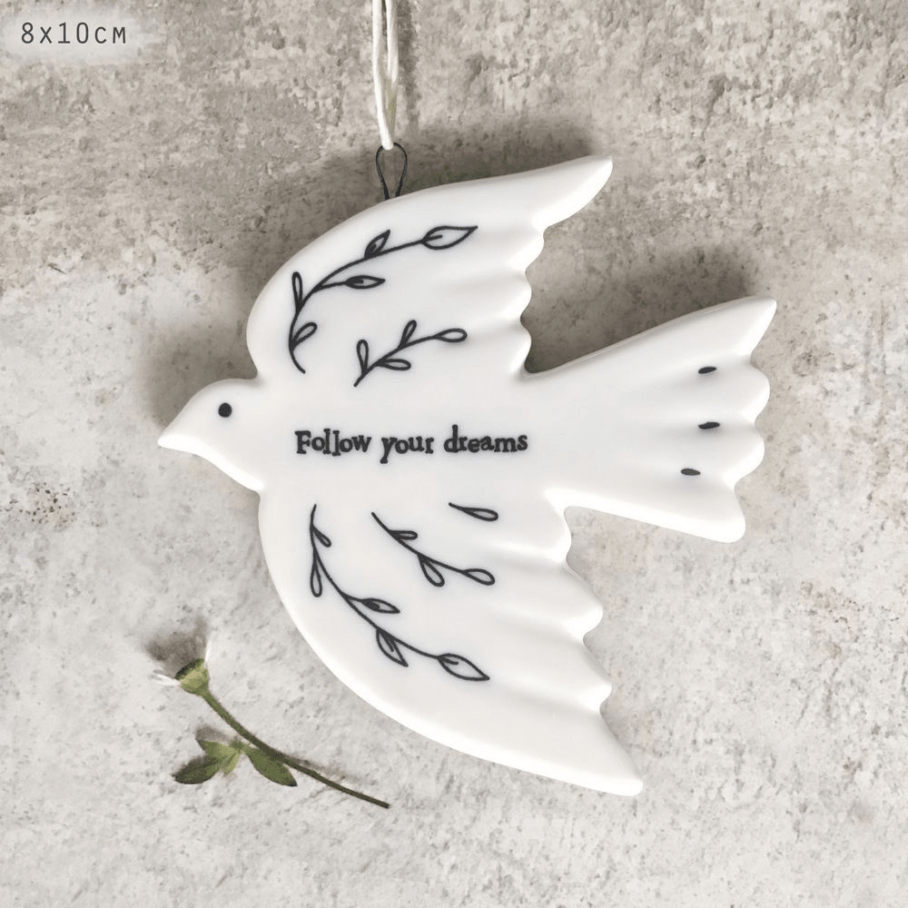 Περιστέρι πορσελάνη 8εκ.- Follow - Colibri Enso
