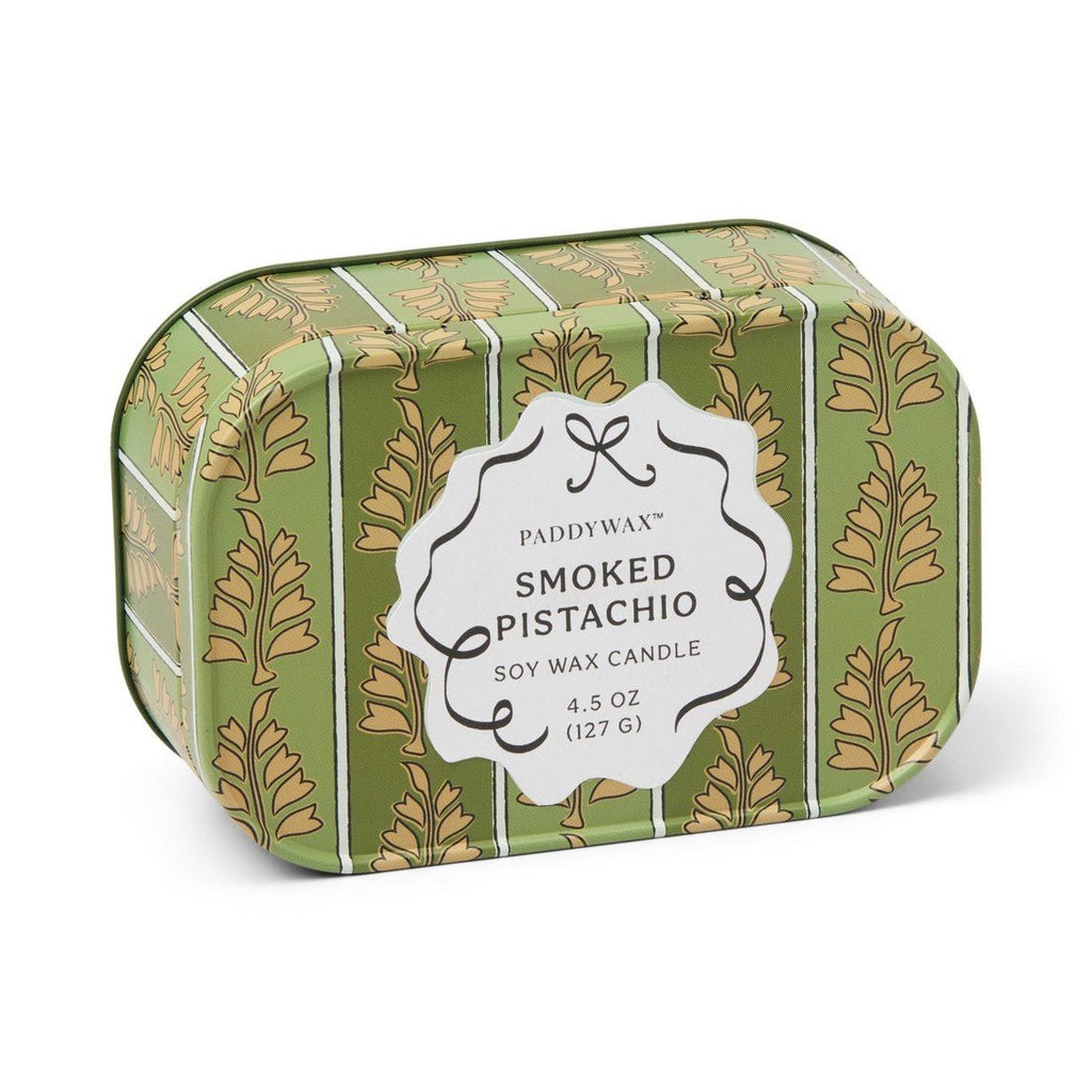 Smoked pistachio 127g |Κερί σόγιας σε μεταλλικό δοχείο - Colibri Enso