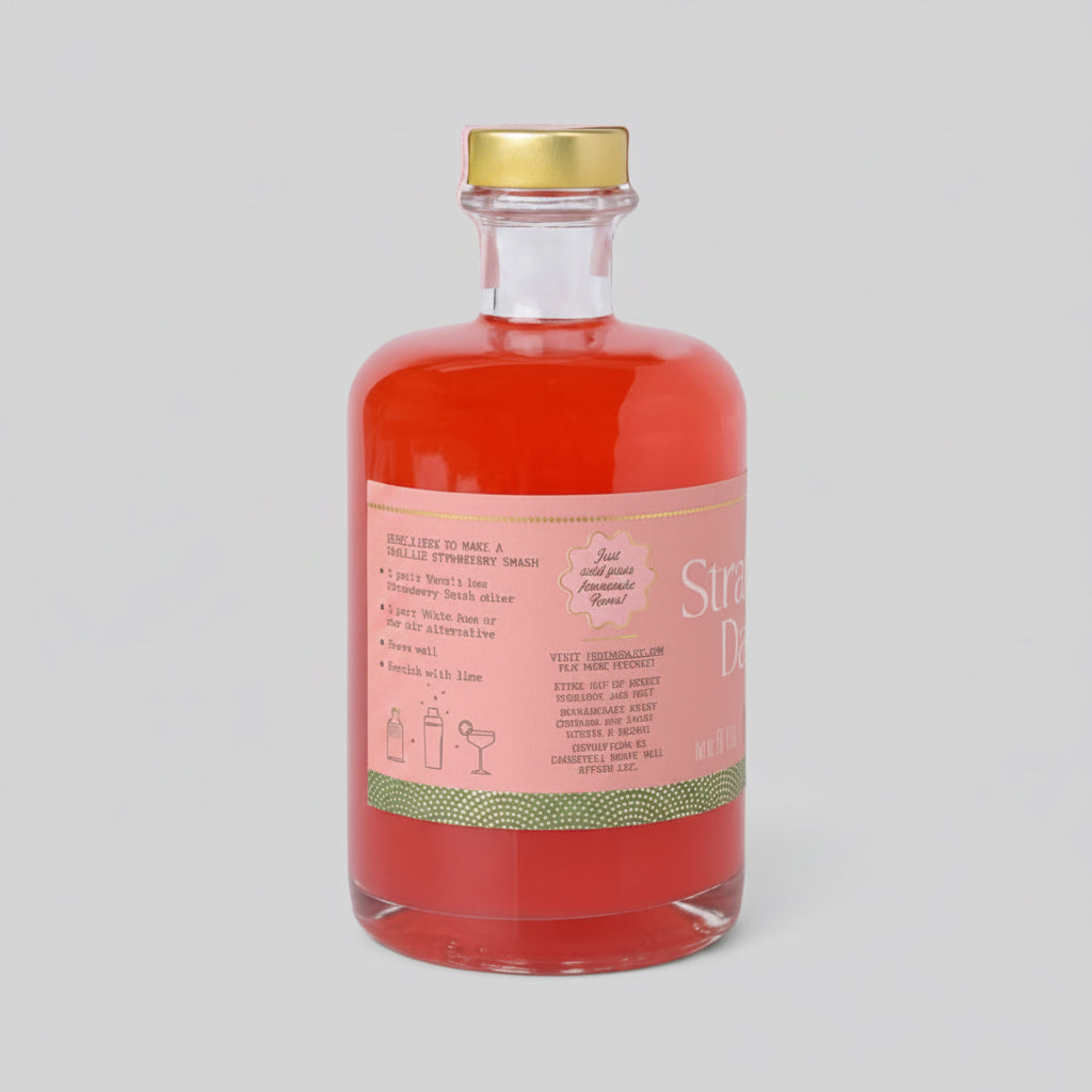 Strawberry Daiquiri Μη Αλκοολούχο Cocktail Mix 500ml - Colibri Enso