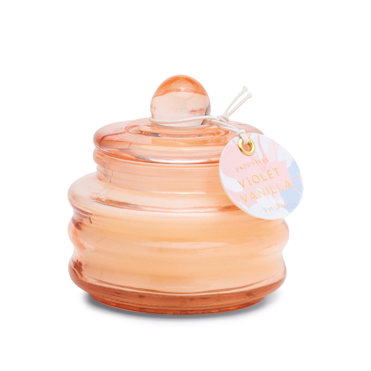 Violet Vanilla 85gr | Κερί σόγιας σε γυάλινο βαζάκι - Colibri Enso